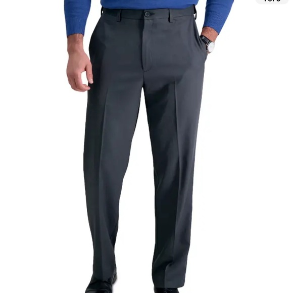 Haggar Pants Mens Haggar Golf Cool 8 Pro Classic Fit Pants Dark
